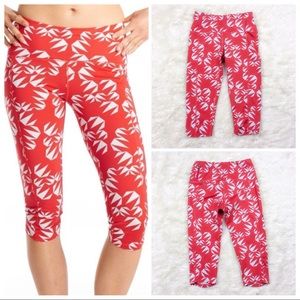 Oiselle KC Knickers Rio Red Geo Bloom Size 2